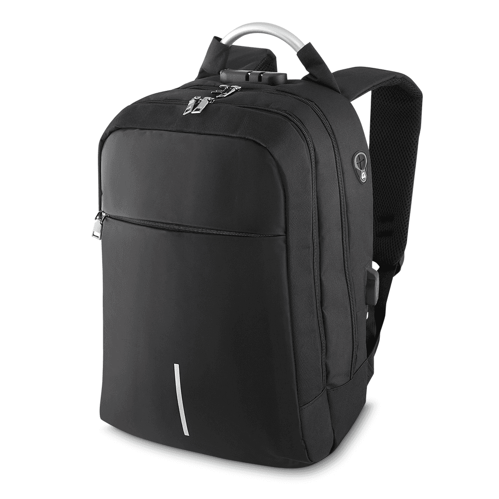 Mochila para Notebook em Poliéster e PU — opção de foto 3