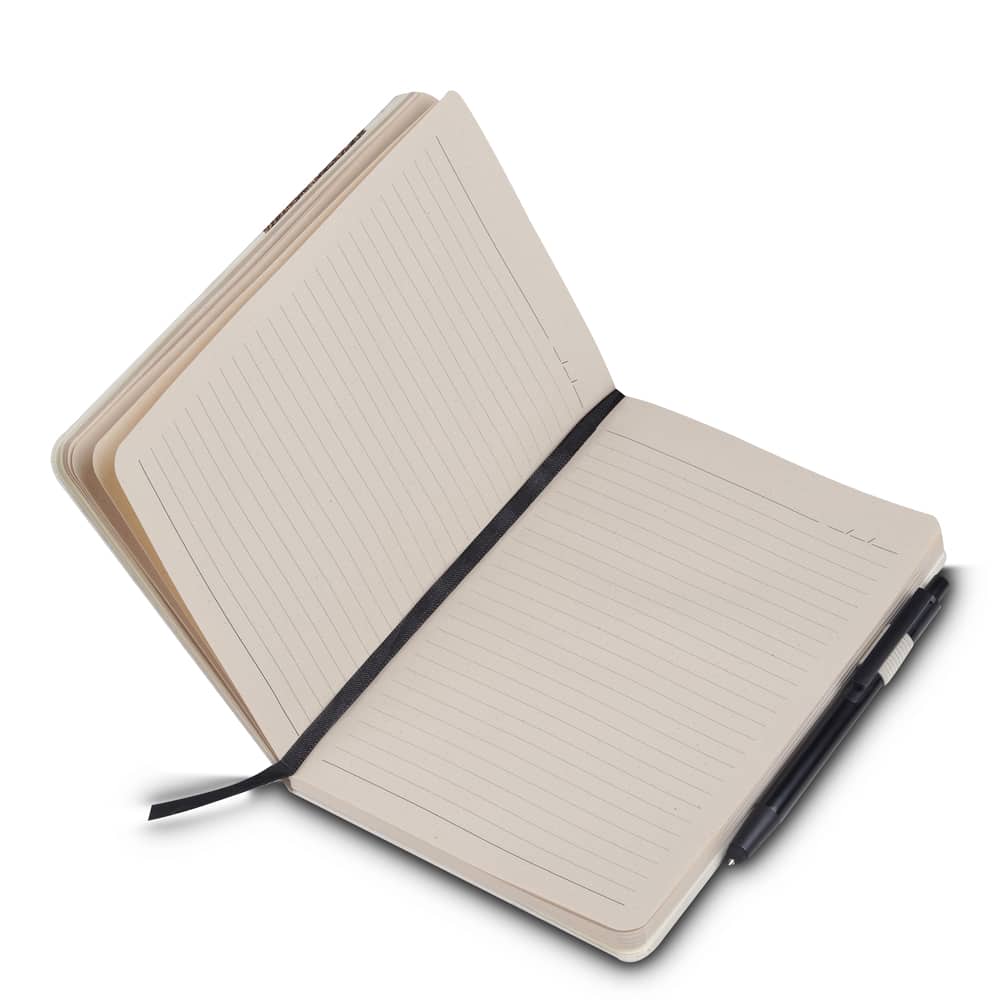 Caderno A5 Capa em Fibra de Cana de Açúcar e Café — opção de foto 5