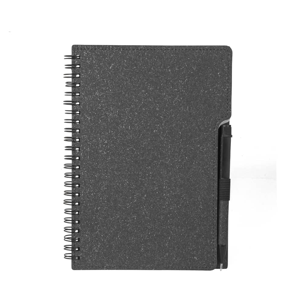Caderno A5 Capa em Papelão Reciclado com Caneta — opção de foto 7