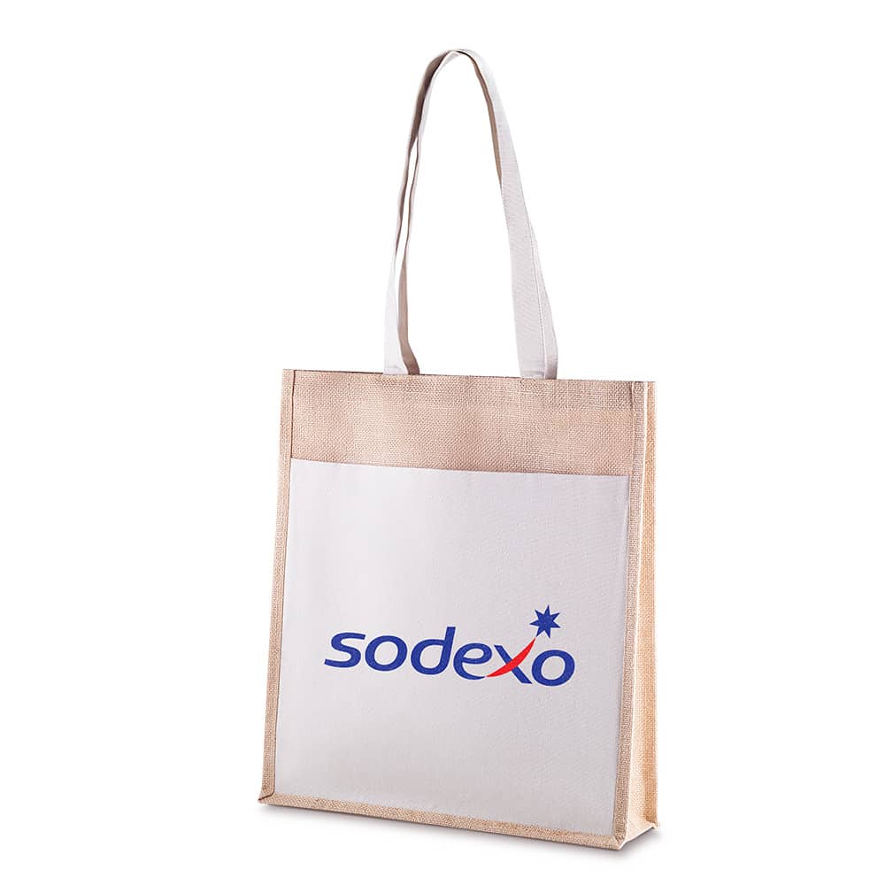 Sacola em Juta 360g m2 41x35x10cm — opção de foto 7