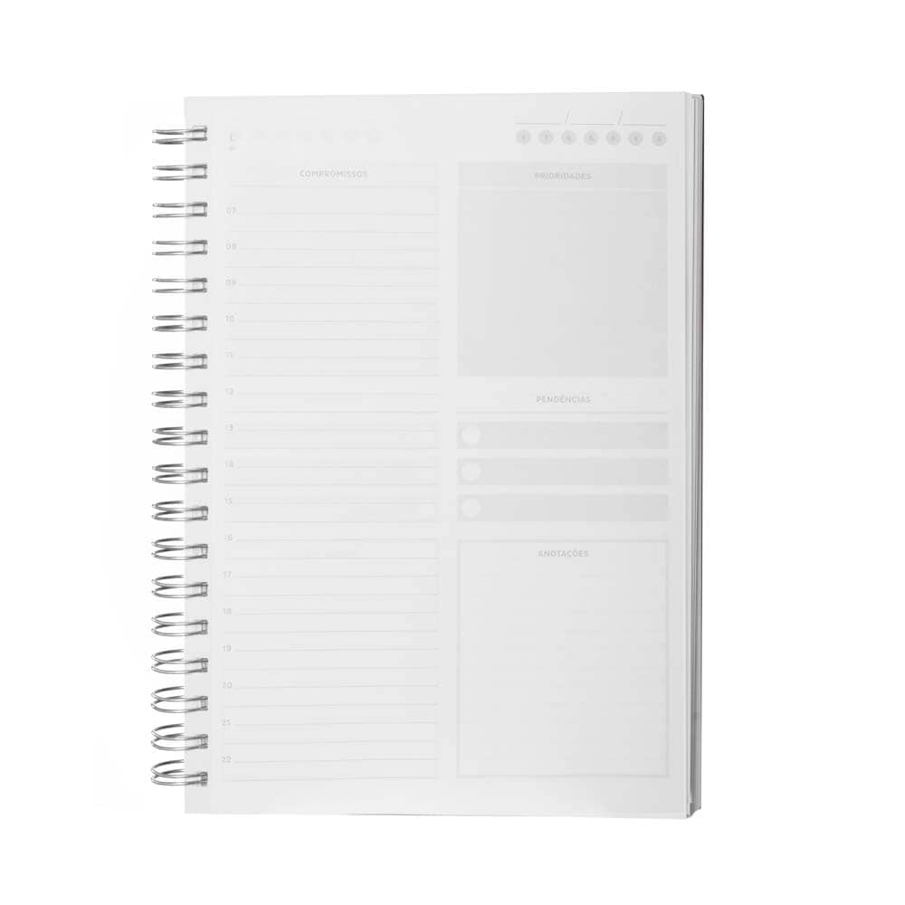 Caderno B5 planner capa em Percalux — opção de foto 5