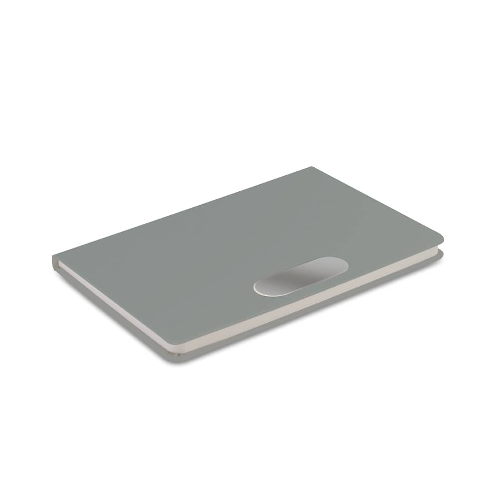 Caderno em PU com placa em metal — opção de foto 8