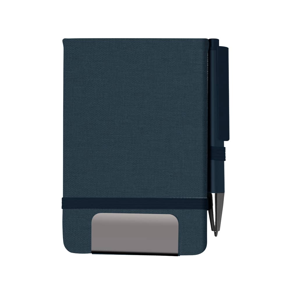 Mini caderno A6 em RPET com caneta — opção de foto 2