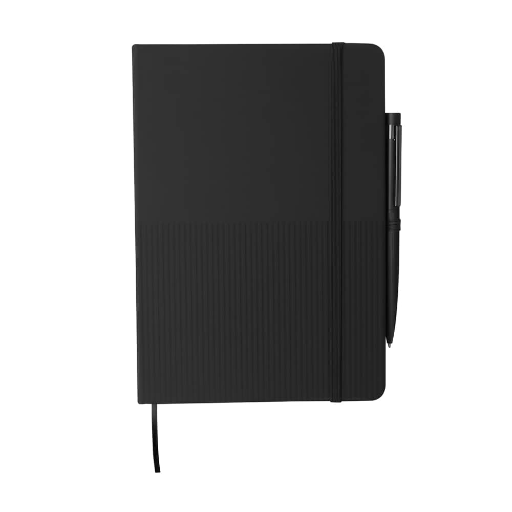 Kit escritório contendo, caderno A5 com elástico e Caneta — opção de foto 8