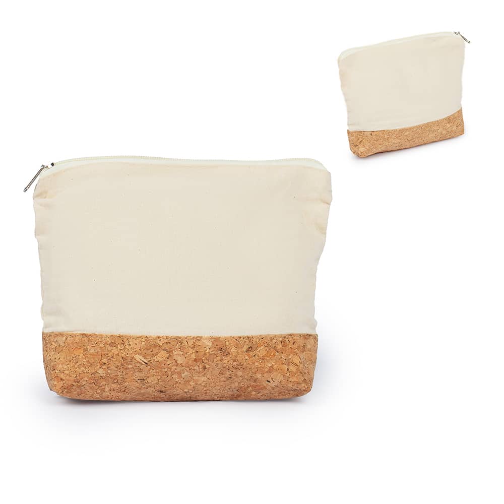 Nécessaire em Algodão 140g m2 e Cortiça